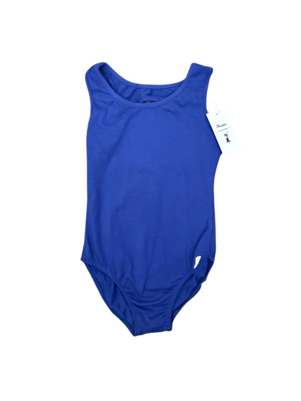 Phineein Girls Blue Ballet Dance Leotard Criss Cross Back Size 6/6X NWT - Picture 2 of 4